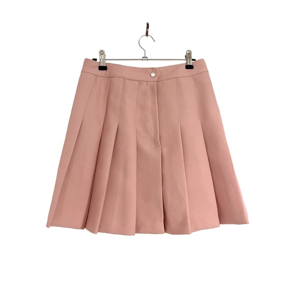 Pleated A-Line Mini Skirt - Picture 2 of 2